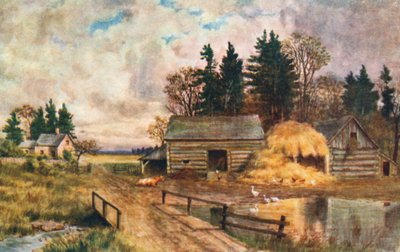 Old-fashioned Farm, New Brunswick by Thomas Mower Martin
