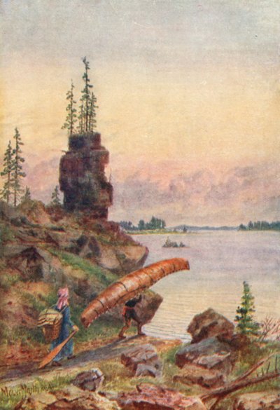Portage on Surprise Lake by Thomas Mower Martin