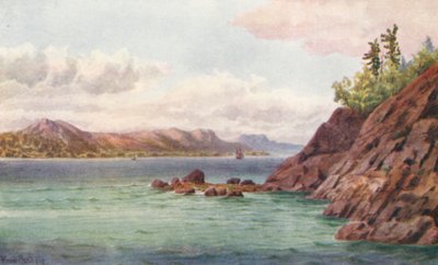 St Lawrence, near Sillery Cove by Thomas Mower Martin