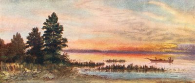 Sunset on Lake Superior by Thomas Mower Martin