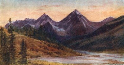 Van Horne Range, Evening by Thomas Mower Martin