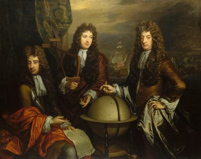 John Benbow, Sir Ralph Delavalle and Thomas Phillips by Thomas Murray