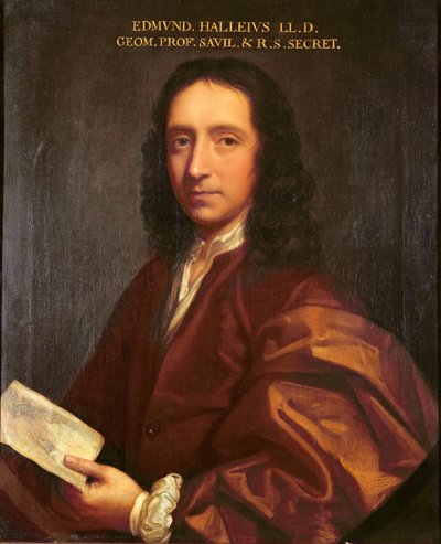 Portrait of Edmond Halley, c.1687 by Thomas Murray