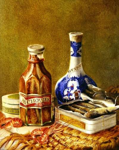 Still Life with Anchovies by Thomas Musgrave