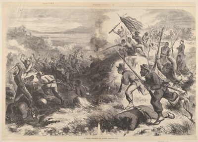 A Black Regiment in Action from Harper