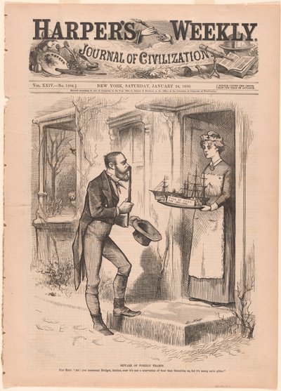 Beware of Foreign Tramps by Thomas Nast