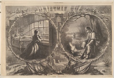 Christmas Eve, from Harpers Weekly by Thomas Nast