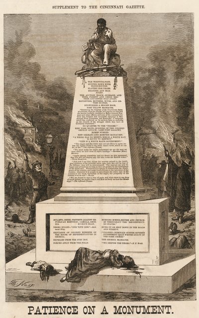 Patience on a Monument by Thomas Nast