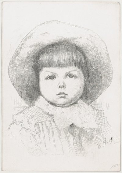 Portrait of a Child Cyril Nast by Thomas Nast