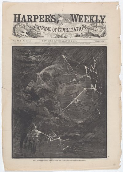The "Internationalists" Are to Make the World All One Millennium - (Chaos) by Thomas Nast