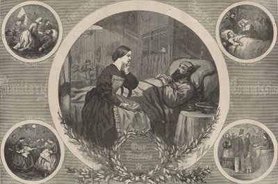 United States Sanitary Commission: Our Heroines by Thomas Nast