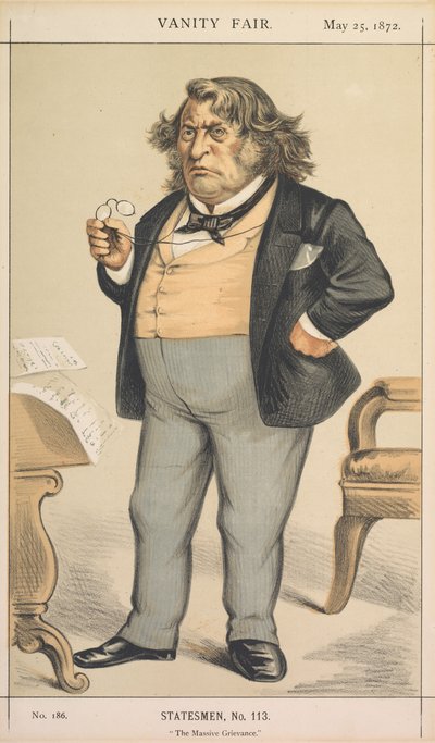 Vanity Fair: Statesman, No. 113 "The Massive Grievance" by Thomas Nast