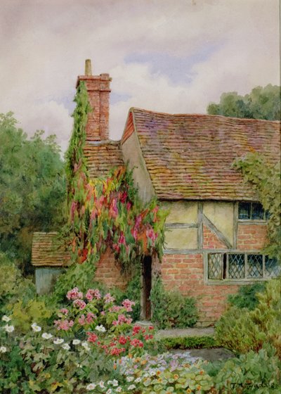 An Old World Cottage Garden by Thomas Nicholson Tyndale