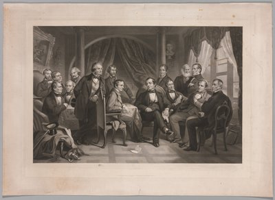 Washington Irving and His Literary Friends at Sunnyside by Thomas Oldham Barlow