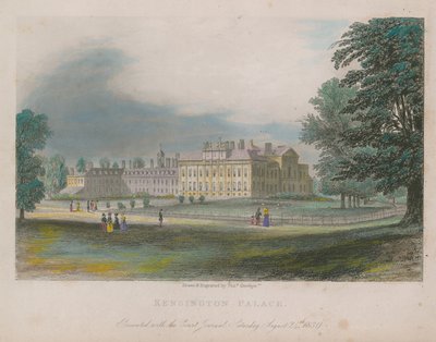 Kensington Palace, London by Thomas Onwhyn