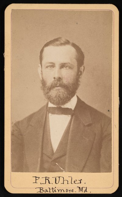 Portrait of Philip Reese Uhler by Thomas P Varley