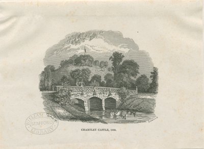 Chartley Castle [Hall] by Thomas Peploe Wood