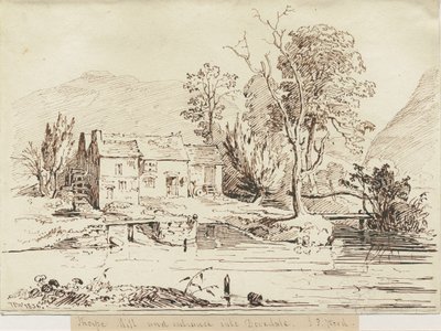 Dovedale - Thorpe Mill by Thomas Peploe Wood