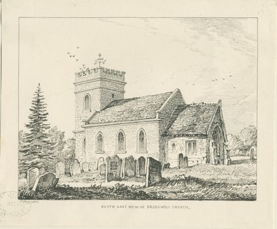 Fradswell Church by Thomas Peploe Wood