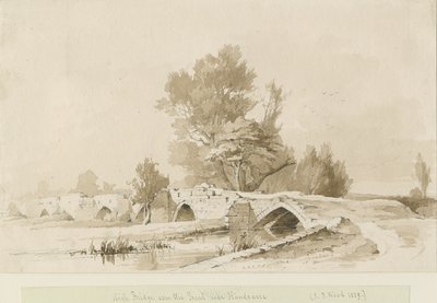 Handsacre - Old High Bridge by Thomas Peploe Wood