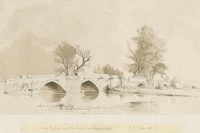 Handsacre - Old High Bridge by Thomas Peploe Wood