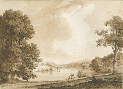 Hanford Church by Thomas Peploe Wood