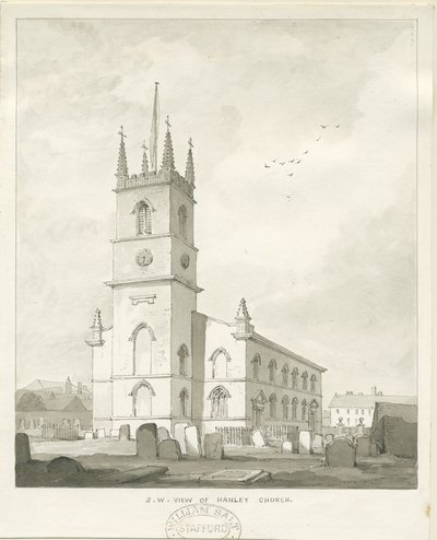 Hanley Church by Thomas Peploe Wood