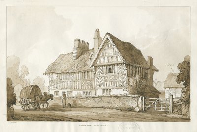 Haughton - Old Hall by Thomas Peploe Wood