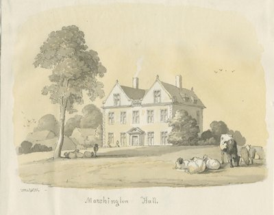 Marchington Hall by Thomas Peploe Wood
