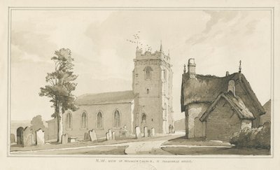 Milwich Church and Parsonage House by Thomas Peploe Wood