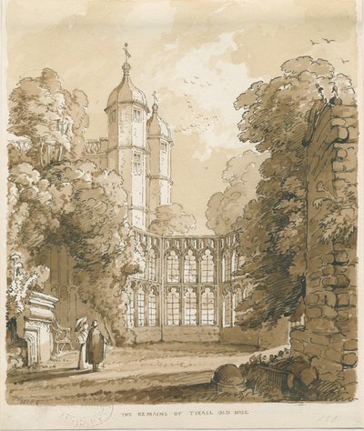Tixall Hall by Thomas Peploe Wood