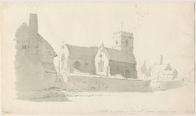 Trysull Church by Thomas Peploe Wood