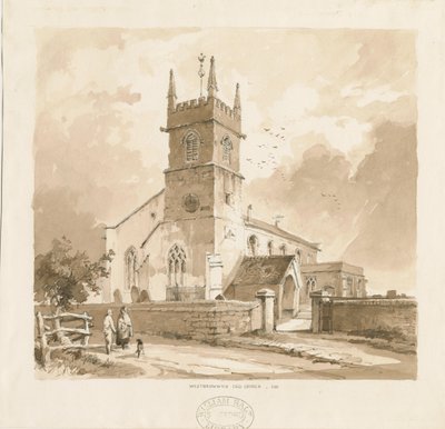 West Bromwich Church [Old] by Thomas Peploe Wood