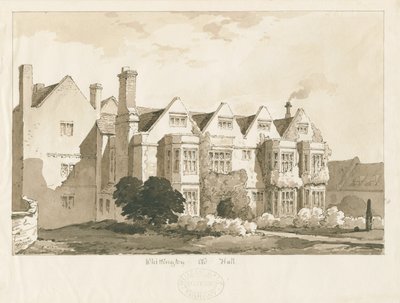 Whittington Hall by Thomas Peploe Wood