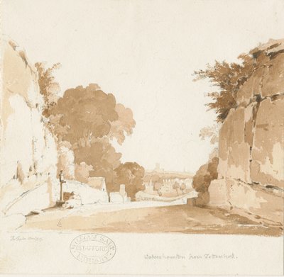 Wolverhampton - Distant View from Tettenhall by Thomas Peploe Wood
