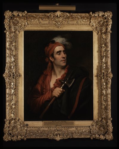 Portrait of the Native American Chief Tyroninhokarawen, known in the British Army as Captain (now Major) Norton by Thomas Phillips
