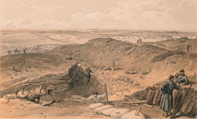 Ditch of the Malakoff, Battery Gervais, and Rear of Redan, 1856 by Thomas Picken
