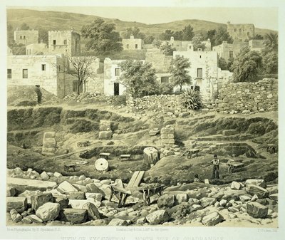 View of Excavation, from 