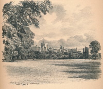 Windsor Castle From the Home Park by Thomas Robert Way