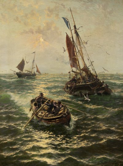 Putting the Catch Ashore by Thomas Rose Miles