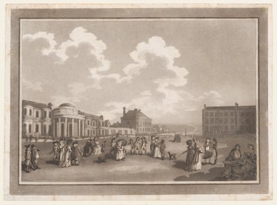 The Steine An Excursion to Brighthelmstone, June 1, 1790 by Thomas Rowlandson, Samuel Alken