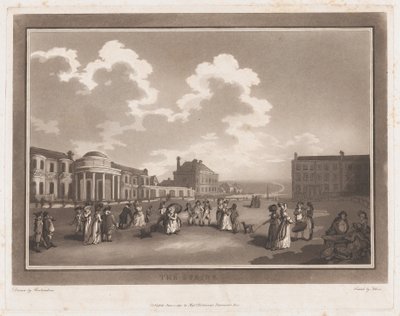 The Steine An Excursion to Brighthelmstone, June 1, 1790 by Thomas Rowlandson, Samuel Alken