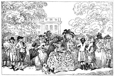 1784, or the Fashions of the Day by Thomas Rowlandson