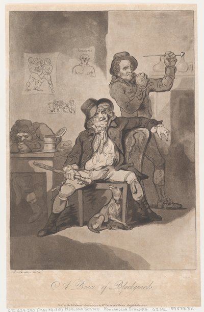 A Brace of Blackguards by Thomas Rowlandson