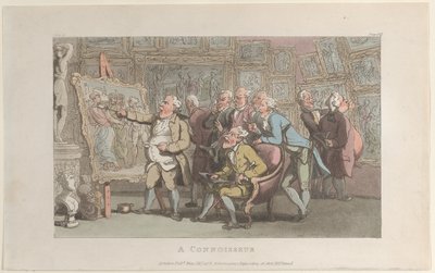 A Connoisseur, from The Vicar of Wakefield, May 1817 by Thomas Rowlandson