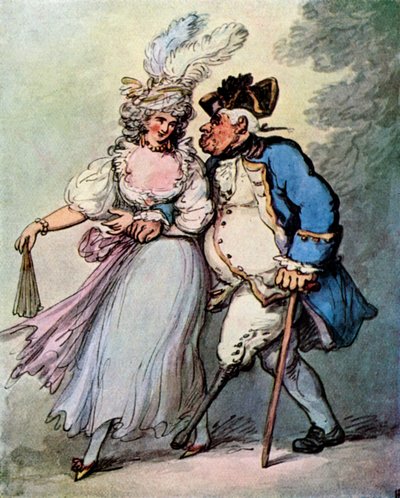 A French Frigate Towing an English Man-of-War into Port, late 18th-early 19th Century, 1929 by Thomas Rowlandson
