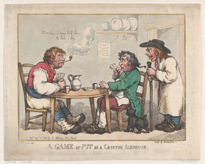 A Game at Put in a Country Alehouse by Thomas Rowlandson