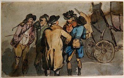 A Group of Figures by Thomas Rowlandson