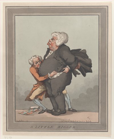A Little Bigger, May 18, 1791 by Thomas Rowlandson