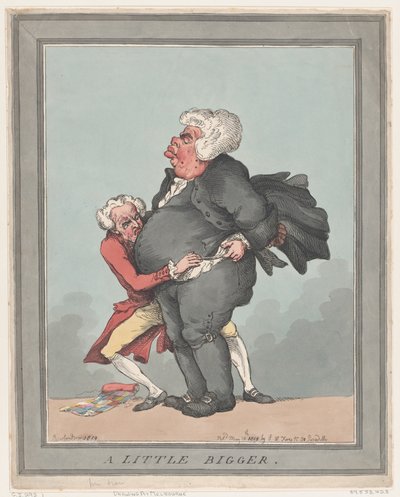 A Little Bigger, May 18, 1819 by Thomas Rowlandson